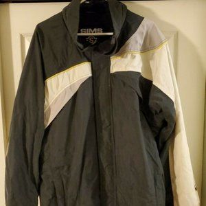 Sims Snowboard Jacket Men's Sz XL Navy/White VTG